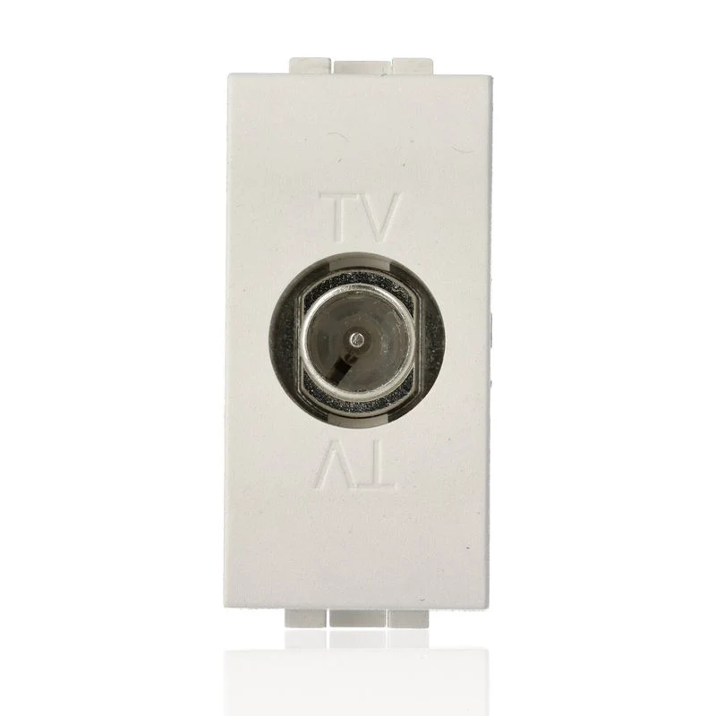 BTICINO N4202P - Presa coassiale passante terminale, attenuazione 10dB