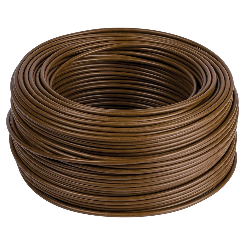 Cavo unipolare fs17 cpr 450/750 sezione 1x6 mmq colore Marrone - Vendita al metro