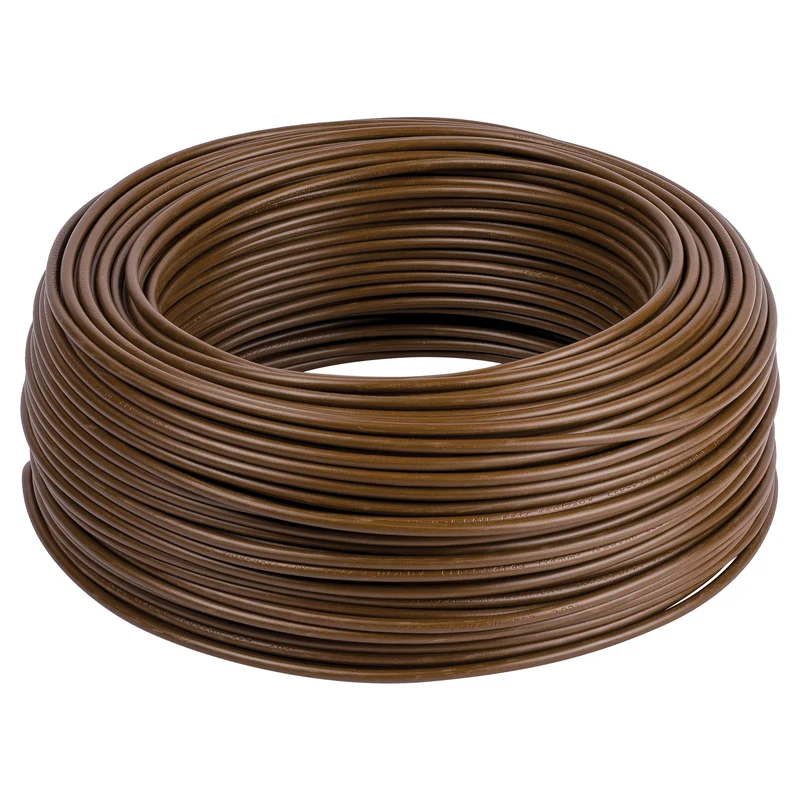 Cavo unipolare fs17 cpr 450/750 sezione 1x4 mmq colore Marrone - Matassa da 100 metri