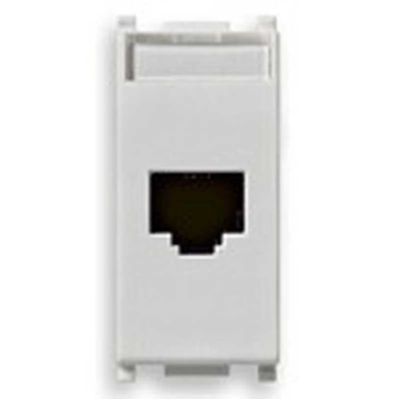 VIMAR 14339.6 - Presa RJ45 Netsafe Cat6 UTP 110 Bianco