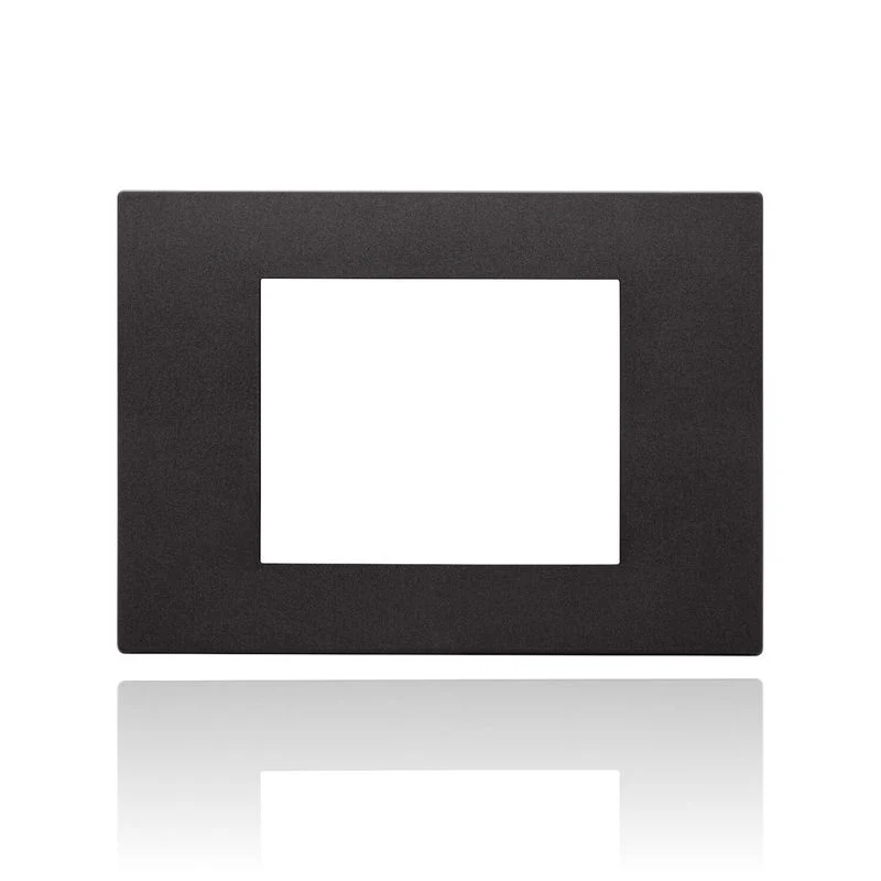 VIMAR 30653.02_BOX - 10 pezzi - Placca 3M - Nero - Linea