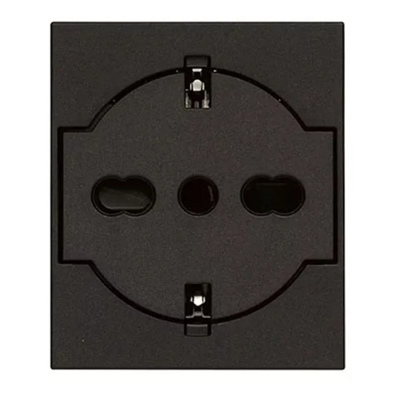 VIMAR 30211.G - Presa 2P+T P40 Universale A Filo Nero
