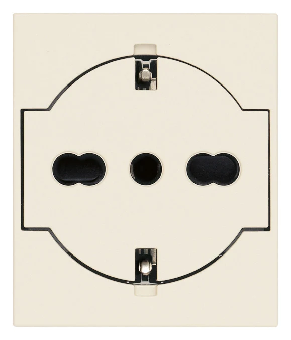 VIMAR 30211.C - Presa 2P+T P40 Universale A Filo Canapa