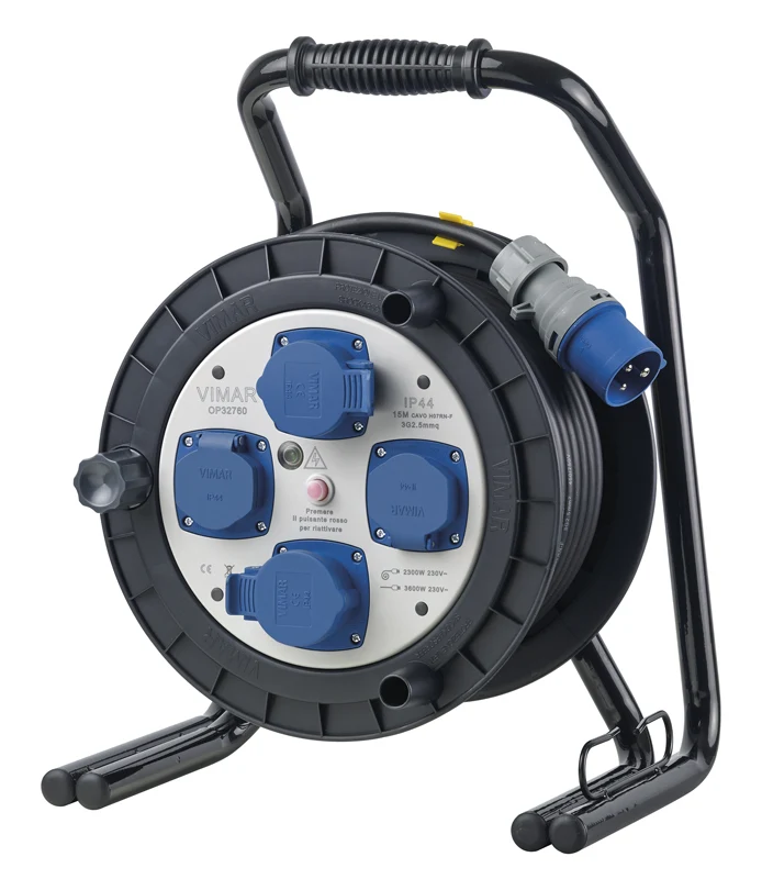 VIMAR 0P32760 - Avvolgicavo Industriale 16A 4 Uscite 15M