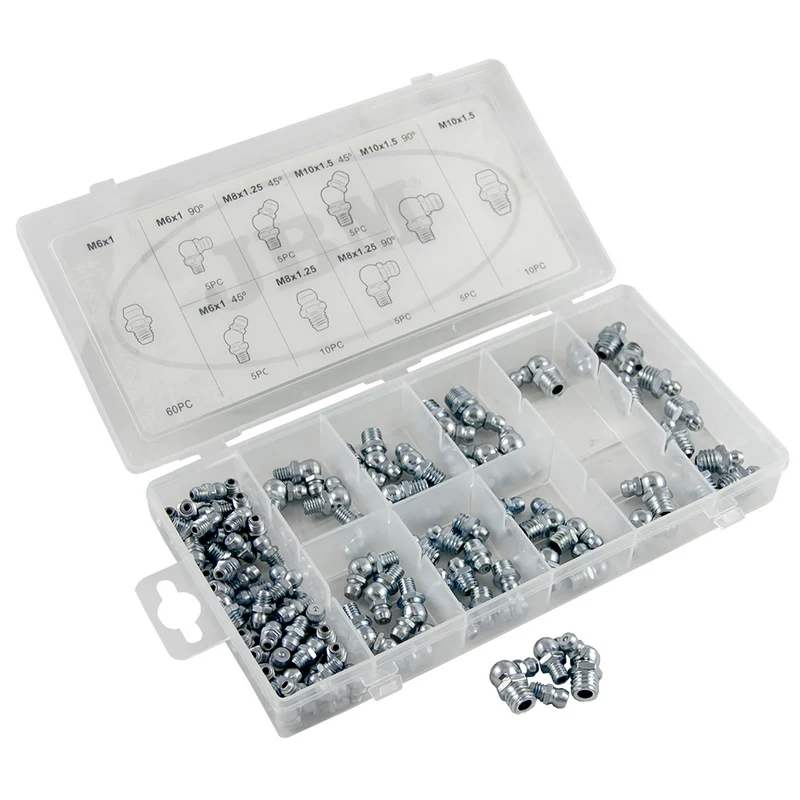 SET DI INGRASSATORI CON FILETTATURA METRICA 53359 JBM