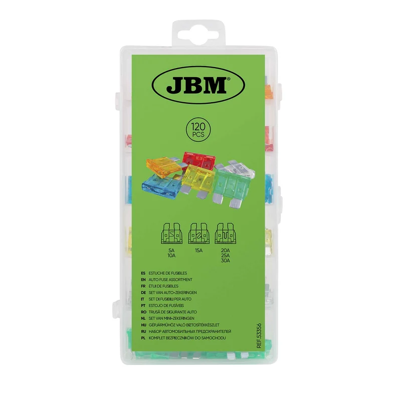 ASTUCCIO DI FUSIBILI PER AUTO 53356 JBM