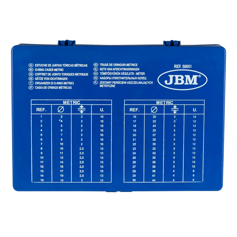 ORGANIZER DI O-RING METRICI 50651 JBM