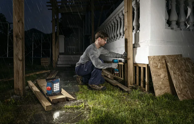 Lampada da cantiere a batteria Bosch GLI18V-1500 PRO