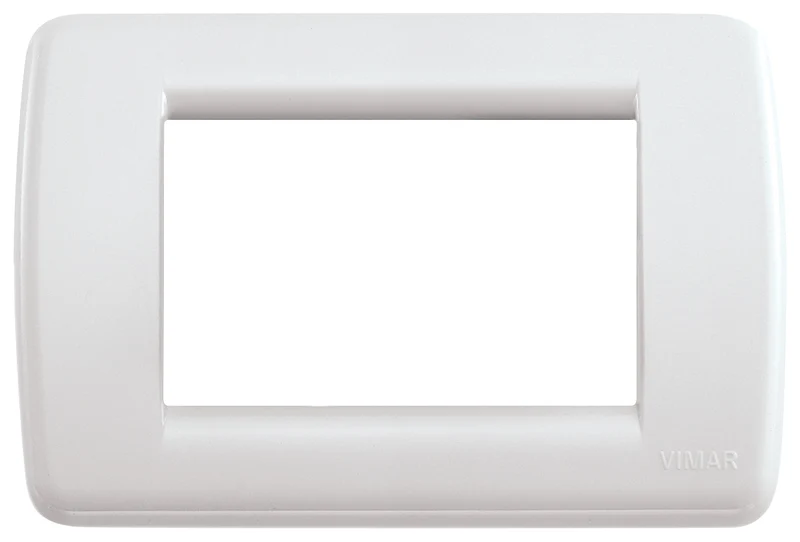 VIMAR 16763.04 - Placca Rondò 3M - Bianco "Idea" (Idea)