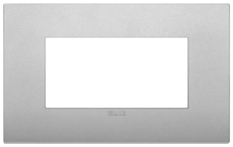VIMAR 19654.79 - Placca Classic 4M silver matt (Arkè)