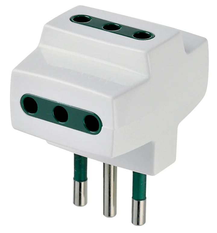 VIMAR 00320.B - Adattatore multipresa universale S11+3P11, bianco