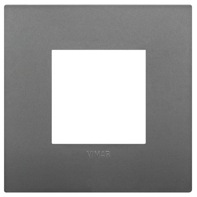 VIMAR 19642.72 - Placca Classic 2M grigio (Arkè)