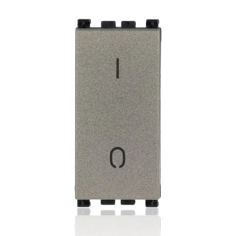 VIMAR 19015.M - Interruttore 2P 16AX Metal (Arkè)