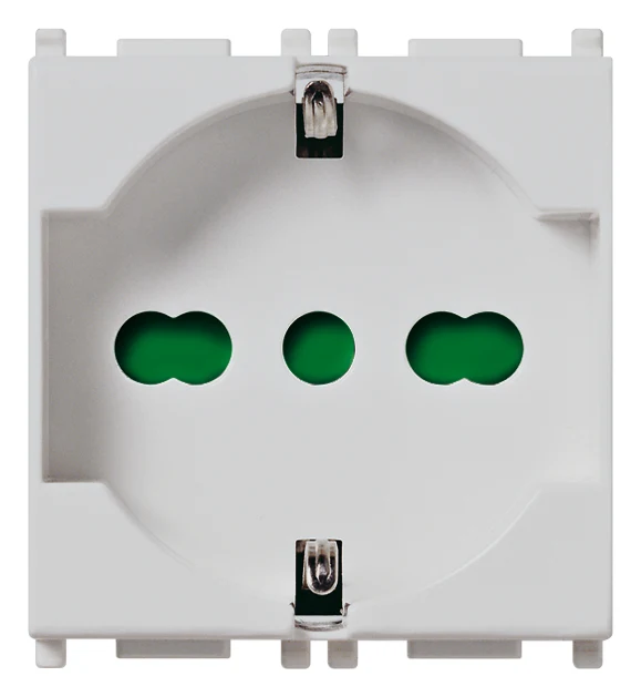 VIMAR 14210.SL - Presa 2P+T 16A universale Silver (Plana)