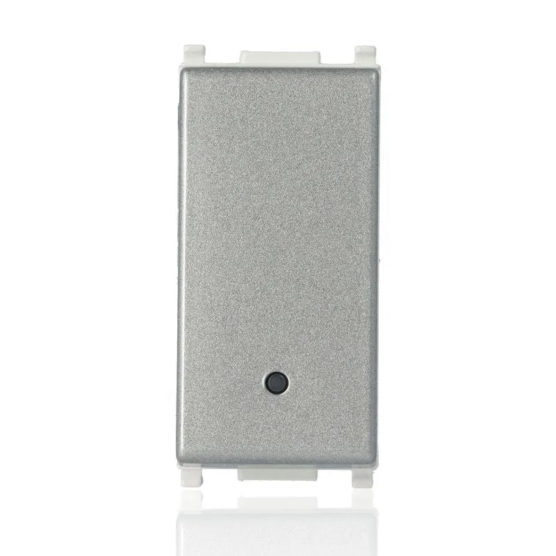VIMAR 14008.SL - Pulsante 1P NO 10A Silver (Plana)