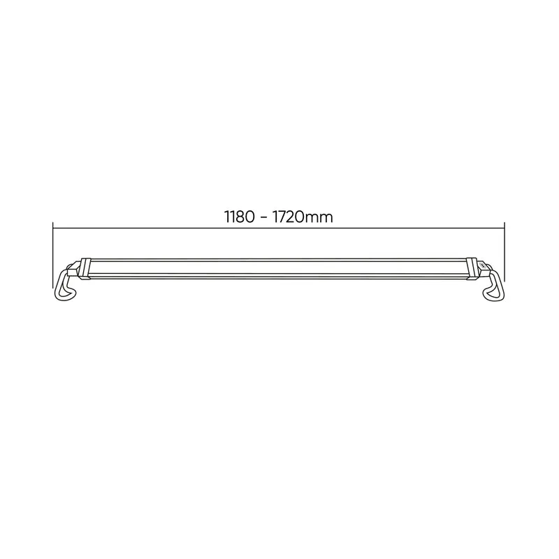 BARRA LED REGOLABILE PER COFANO - 5000LM 54500 JBM