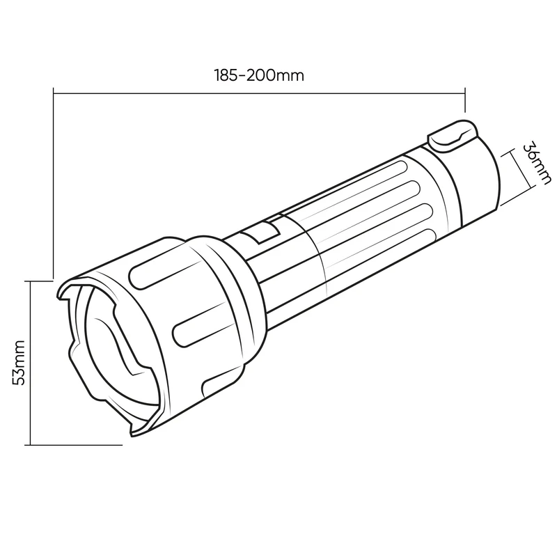 TORCIA LED MULTIFUNZIONE 800LM 54544 JBM