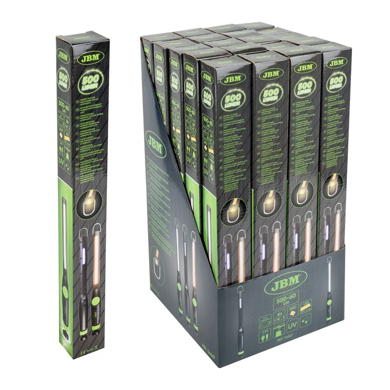 LAMPADA LED UV REGOLABILE CON BASE MAGNETICA ARTICOLATA - 500LM 54567 JBM