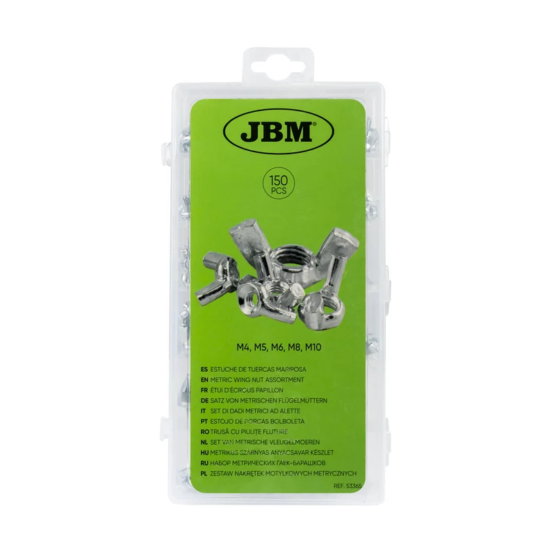 ASTUCCIO DI DADI METRICI AD ALETTE 53365 JBM