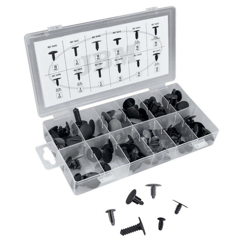 KIT DI 110 PZ. CLIP PER TAPPEZZATURA PEUGEOT/CITROËN 53715 JBM