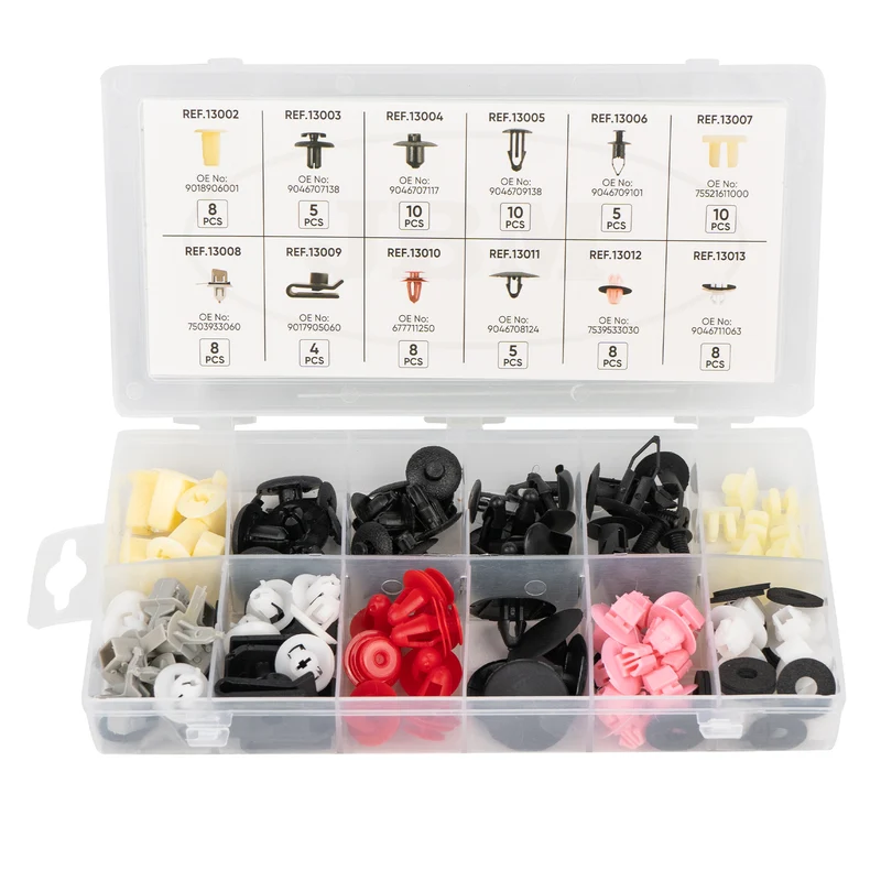 ASSORTIMENTO CLIP DI FISSAGGIO PER TOYOTA / LEXUS 89 PEZZI 52886 JBM
