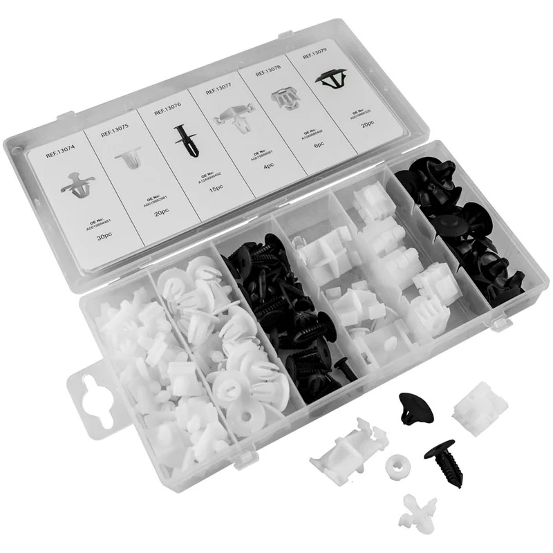 ASSORTIMENTO CLIP DI FISSAGGIO PER BENZ 95 PEZZI 52893 JBM