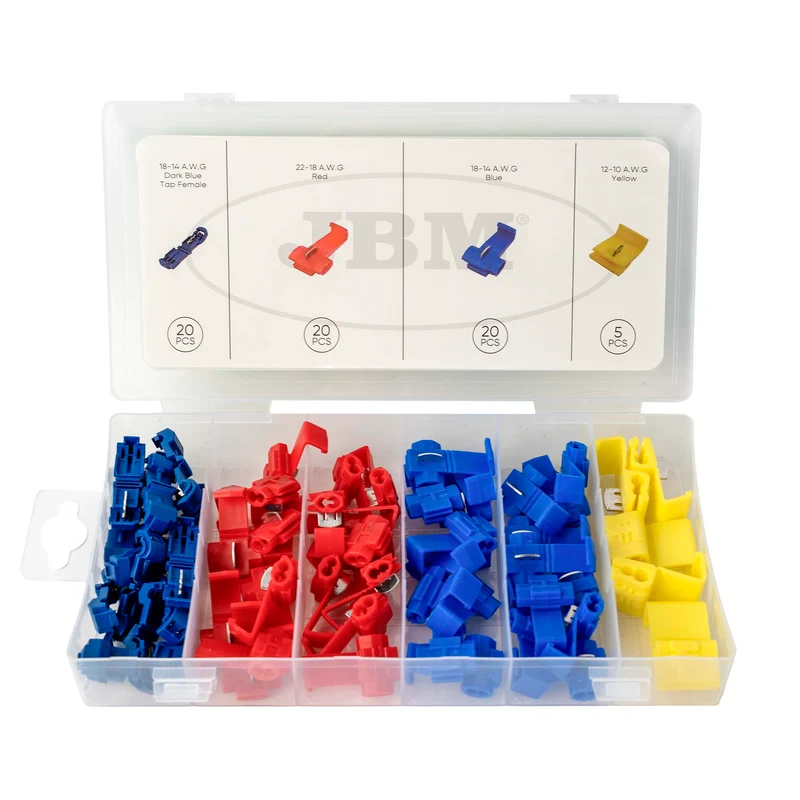 CONFEZIONE ASSORTITA DI GIUNZIONI RAPIDE DA 65 UNITÀ 54942 JBM