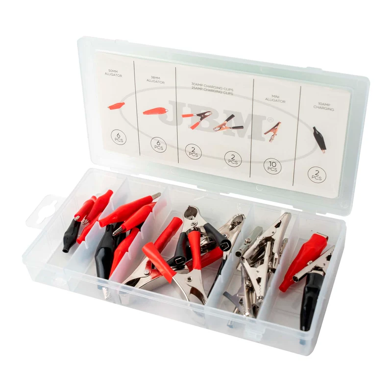 CONFEZIONE ASSORTITA DI CLIP ELETTRICHE DA 28 UNITÀ 54941 JBM