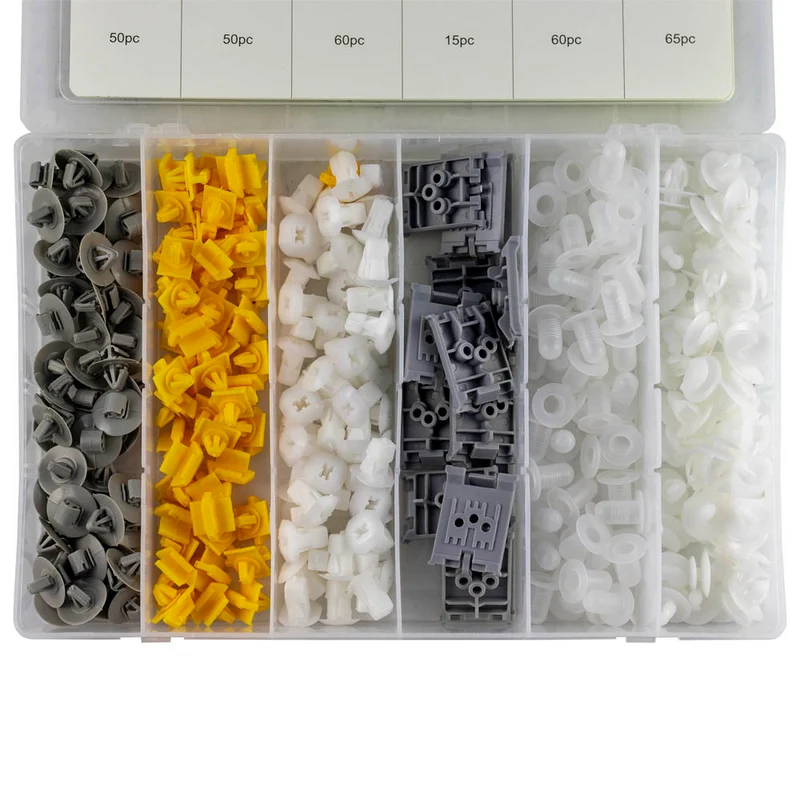 ASSORTIMENTO CLIP DI FISSAGGIO PER RENAULT 300 PEZZI 52897 JBM