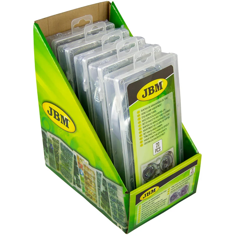 ASTUCCIO DI FASCETTE PER TUBO FLESSIBILE 20 PZ 53378 JBM