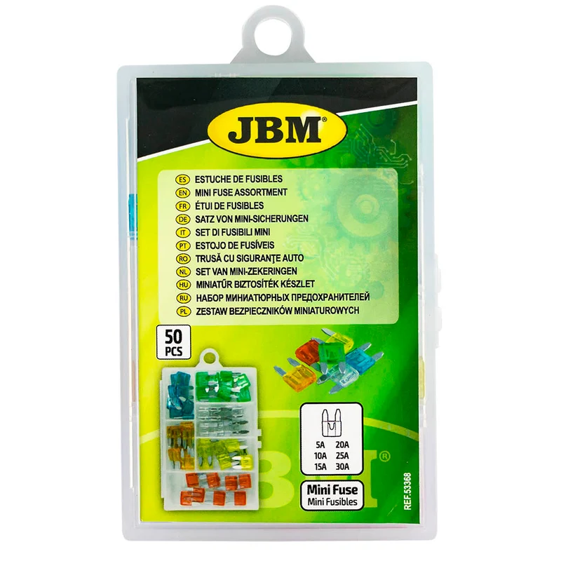ASTUCCIO DI MINIFUSIBILI DA 50 U. 53368 JBM