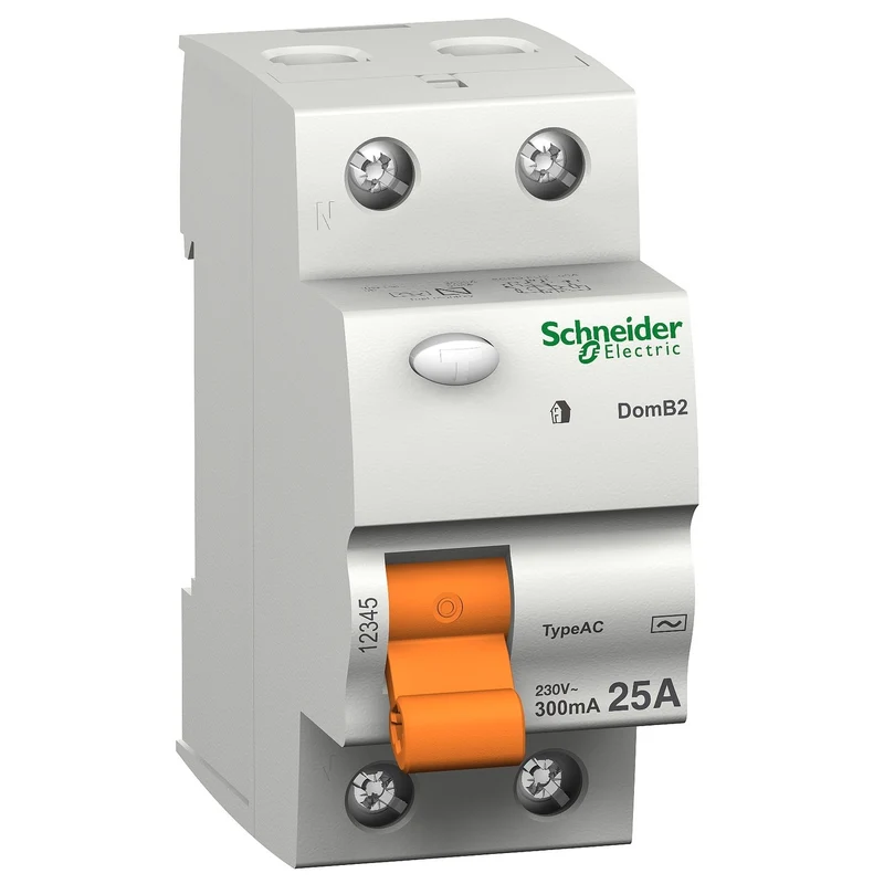 Interruttore Differenziale Schneider DomB2 2P 30mA Tipo AC – 25/40A