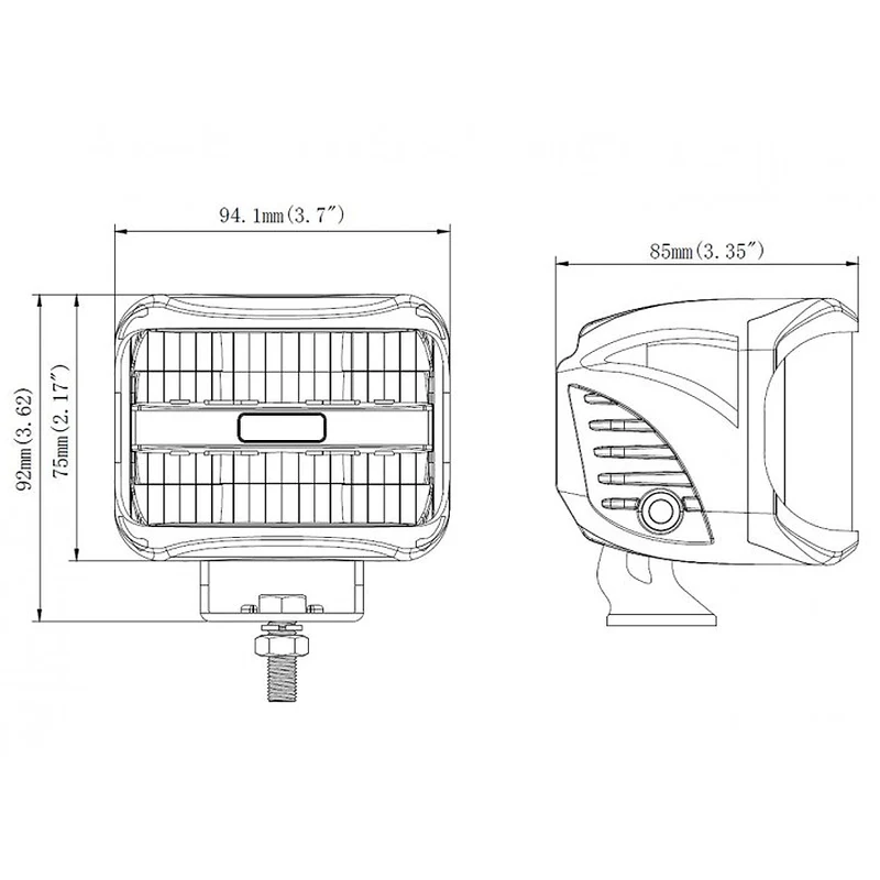 Lampada da lavoro a LED Side Shooter