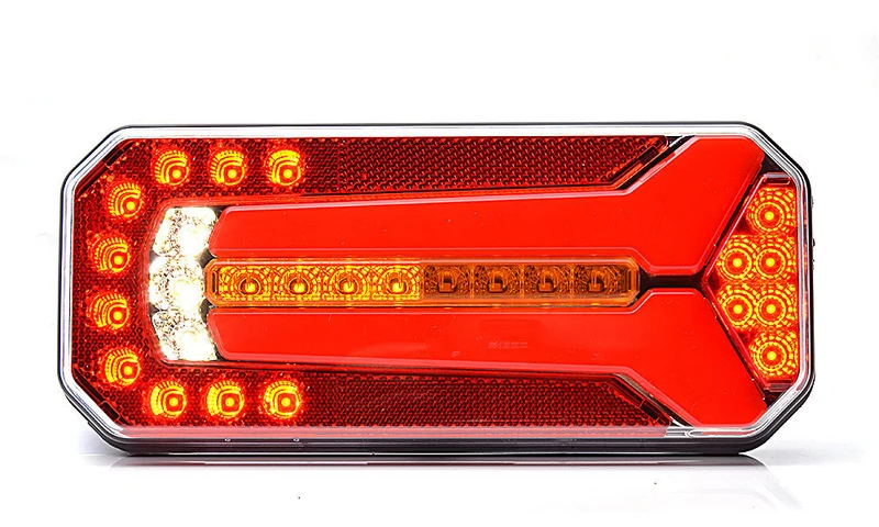 Rear Combination Trailer Lamp with Dynamic Indicator + Reverse Light