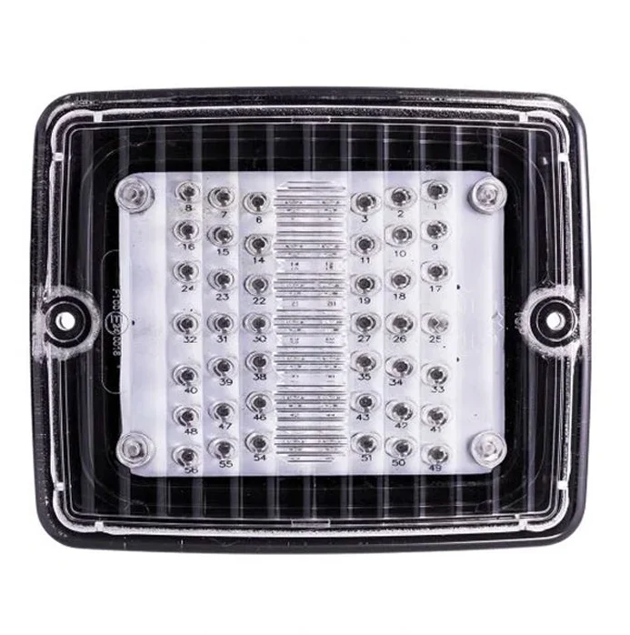 Strands IZE LED Rectangular Fog Light with Clear Lens