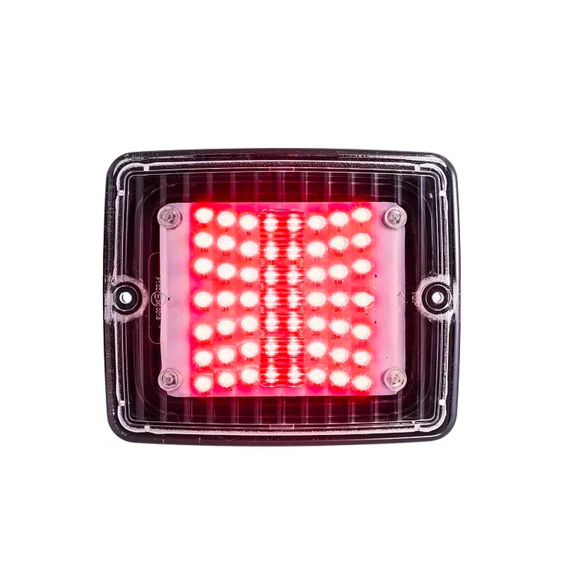 Strands IZE LED Rectangular Fog Light with Clear Lens