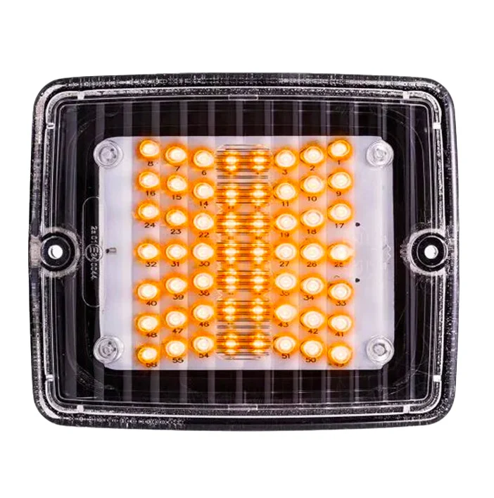 Strands IZE LED Rectangular Indicator Light with Clear Lens
