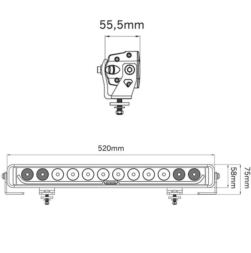 Strands Dark Knight Identity 20″ LED Light Bar