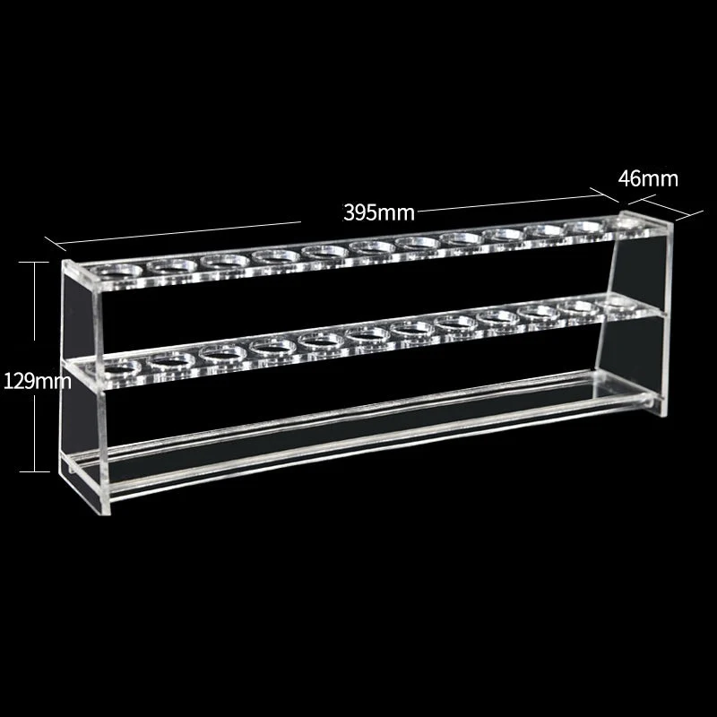 Supporto in plastica per tubi colorimetrici a banco singolo, slot da 6 a 12