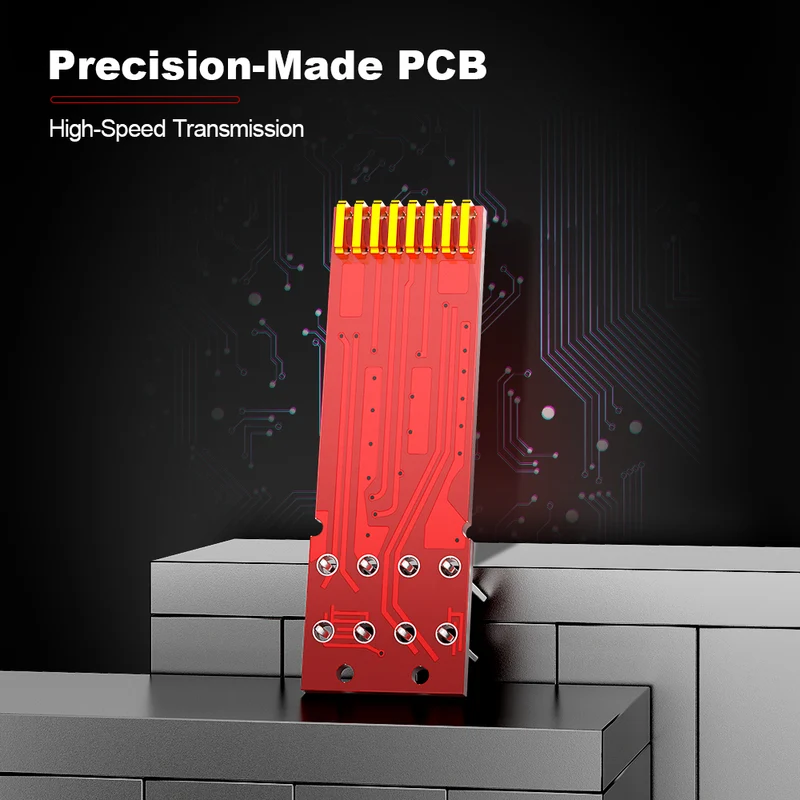 AMPCOM Cat7a Zinc-Alloy Shielded Tool-Free RJ45 Connector for 22-24 AWG Ethernet Cable