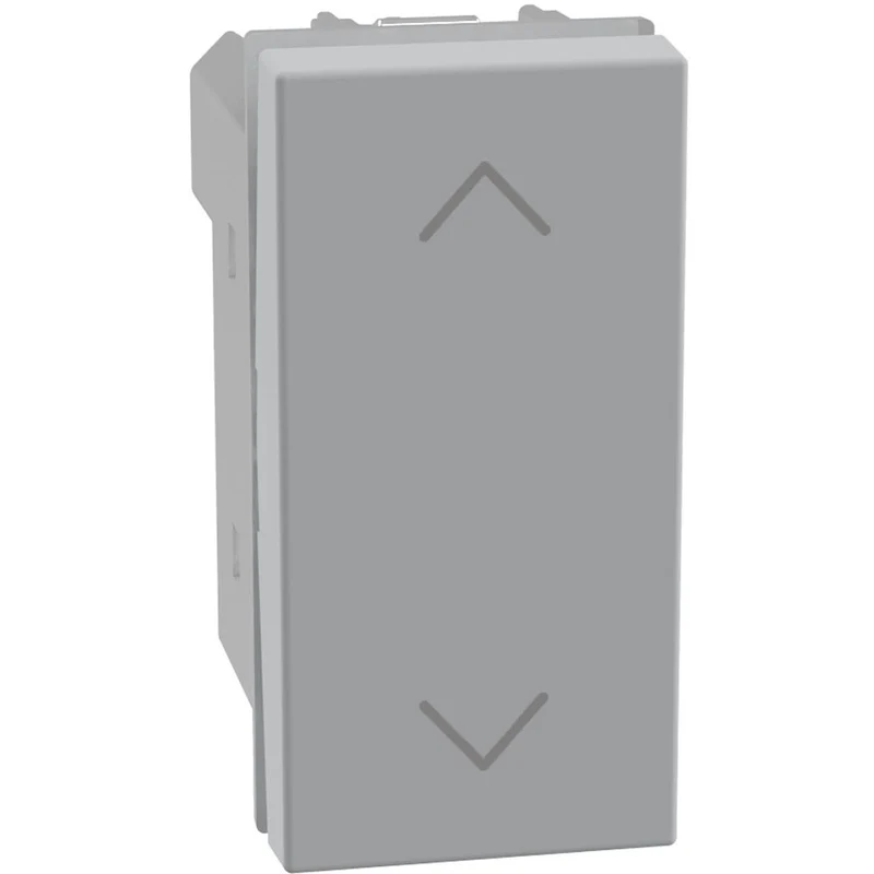 Pulsante doppio BTicino MatixGo grigio per tapparella interbloccato con frecce JG4037N