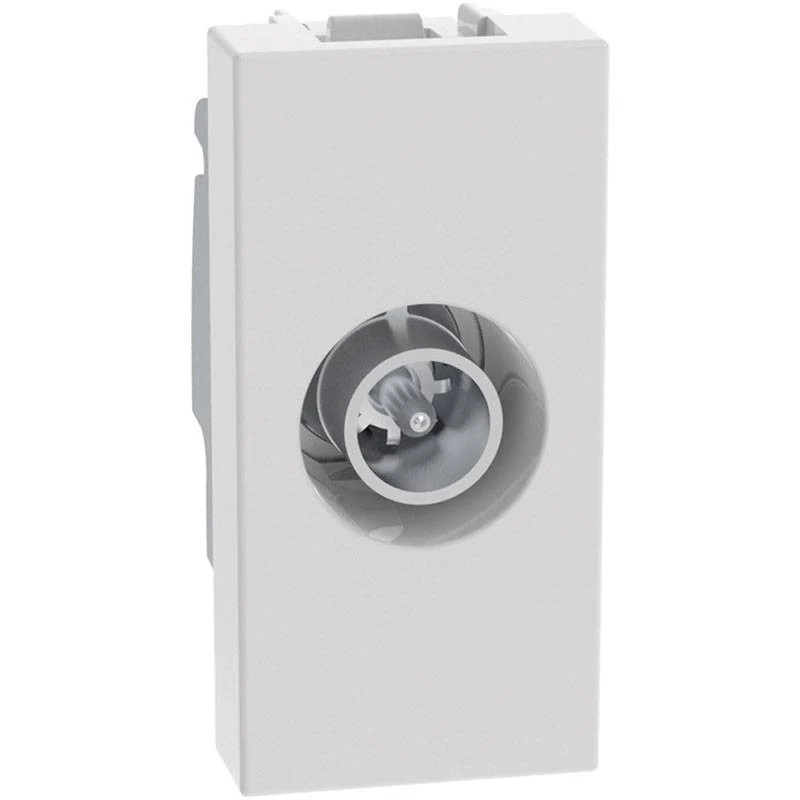 Presa tv coassiale BTicino MatixGo bianco terminale JW4202P10