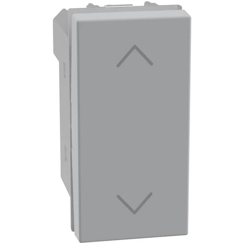 Commutatore doppio BTicino MatixGo grigio JG4027N
