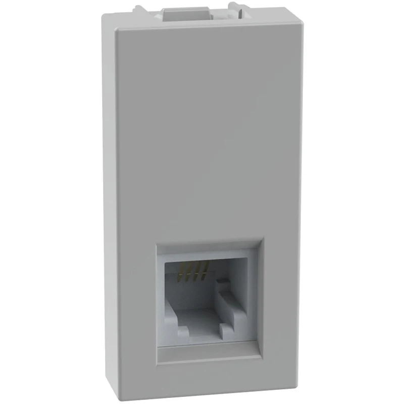 Presa telefonica rj11 BTicino MatixGo grigio - JG4258RJ11