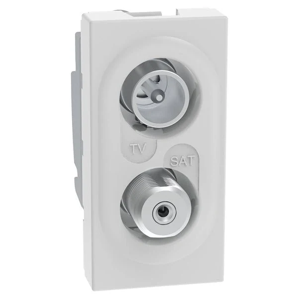 Presa tv BTicino MatixGo bianco satellite + tv - JW4214D