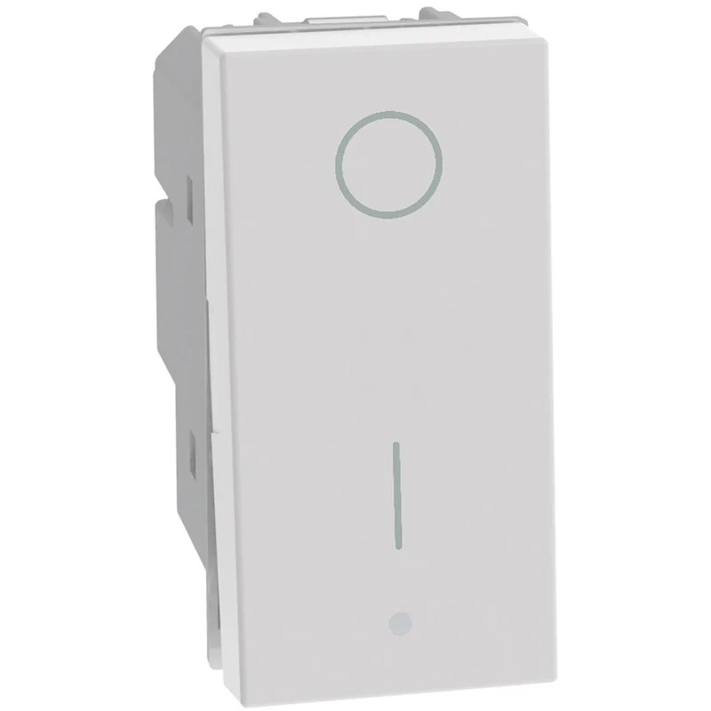 Interruttore 2p 16a BTicino MatixGo - bipolare - bianco JW4002