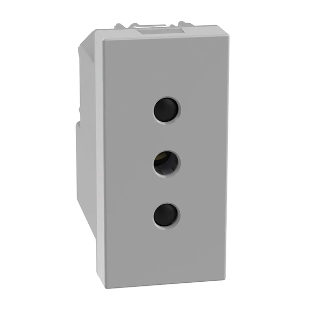 Presa BTicino MatixGo grigio 2p+t 10a JG4113