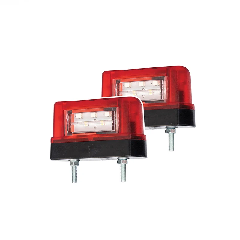 Slimline LED Number Plate Lamp with Rear Position Light / Pack of 2