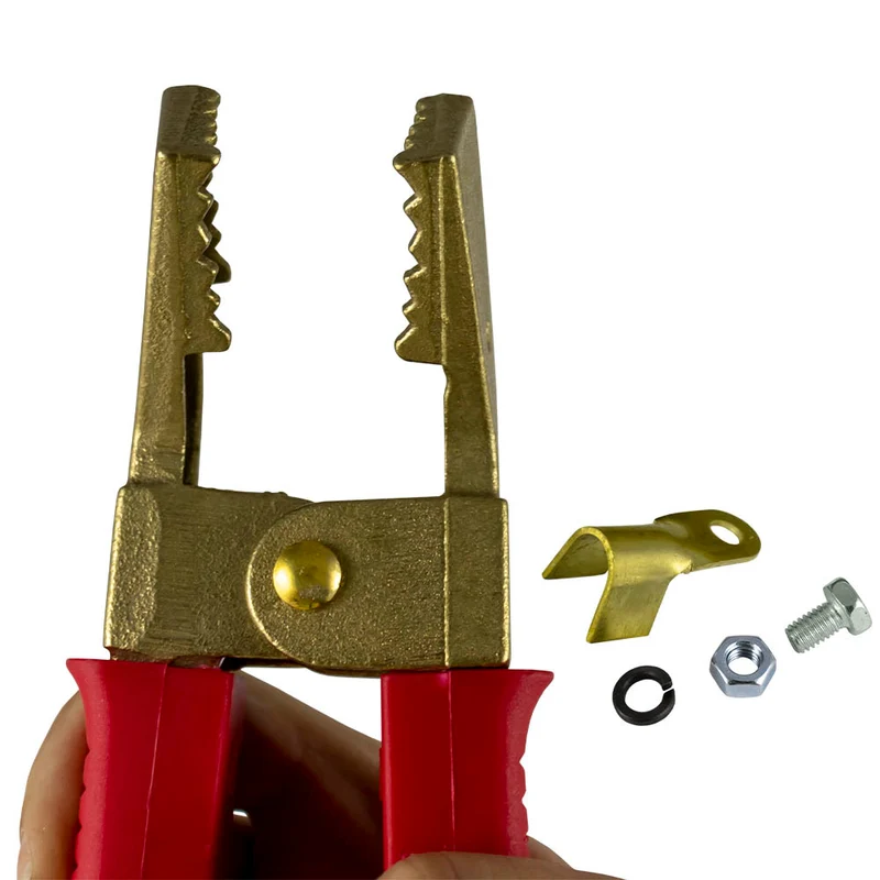 PINZA PER CAVI DI AVVIAMENTO IN OTTONE - ROSSA 14147 JBM