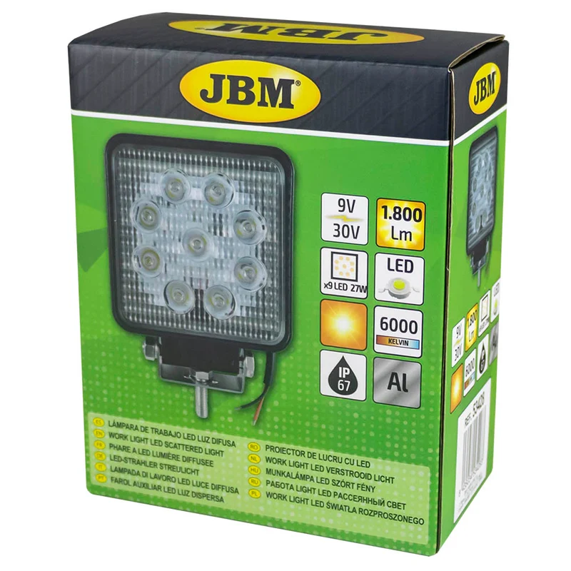 FARO LED 1800LM - QUADRATO 53428 JBM